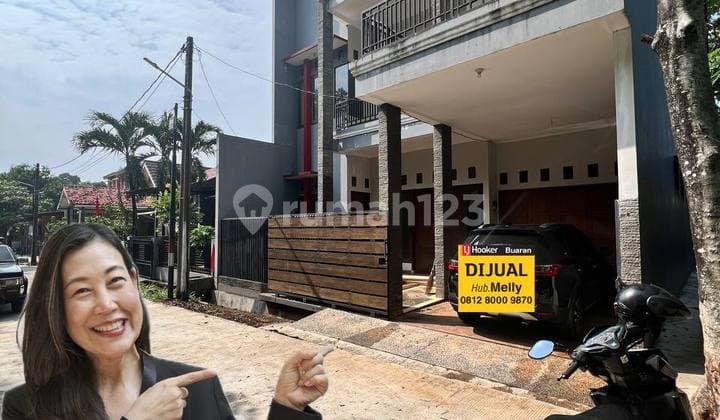Rumah 2 Lantai Jalan Pandan Wangi Perum Bulog Pondok Melati Bekasi