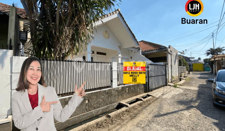 Dijual Rumah Asri di Jalan Tugu, Jati Cempaka Jatiwaringin Bekasi