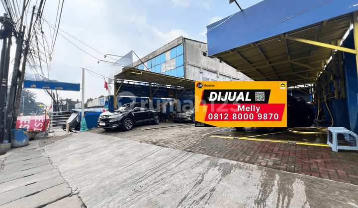 Dijual Tanah Komersil Cocok untuk Kantor dan Usaha Jalan Raya Bogor Ciracas, Jakarta Timur