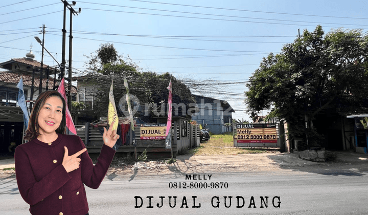 Dijual Gudang Ex Pabrik Jalan Raya Narogong KM. 15,5 Bekasi