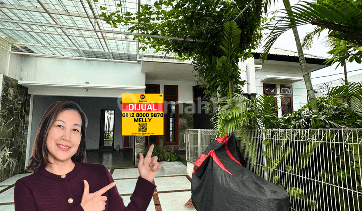 Rumah Asri Hijau di Cluster Palem Residence Pondok Bambu Jakarta Timur