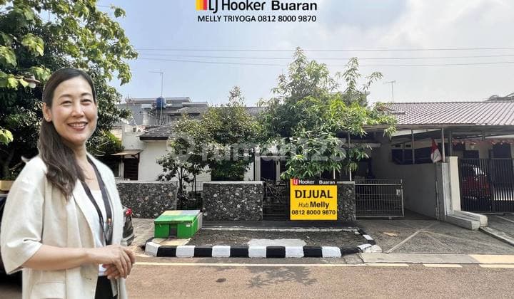 Dijual Rumah Asri dan 2 Lantai Komplek Billymoon Pondok Kelapa Jakarta Timur