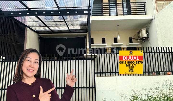 Dijual Rumah 2 Lantai Modern Minimalis di Komplek Pondok Kelapa Jakarta Timur