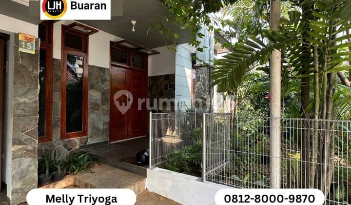 Rumah Asri di Dalam Cluster Palem Residence Pondok Bambu