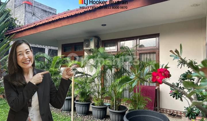 Rumah Asri dan Nyaman Komplek Pondok Bambu Jakarta Timur