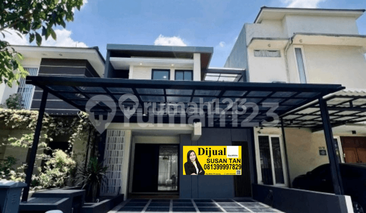 Dijual Rumah New Minimalis 2 Lt Mocca Verbanaba Dian Istana Sby