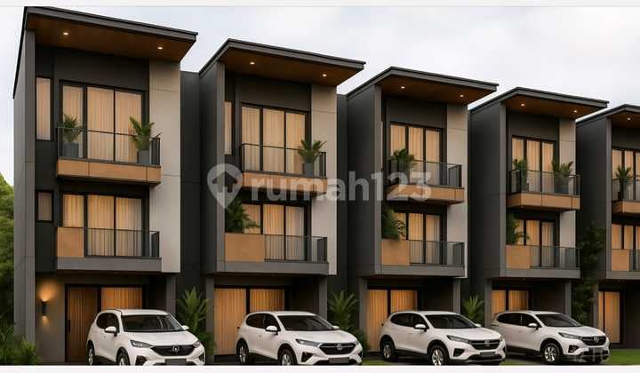 Dijual Rumah Baru 3 Lantai Dalam Townhouse di Pondok Kelapa Duren Sawit Jakarta Timur