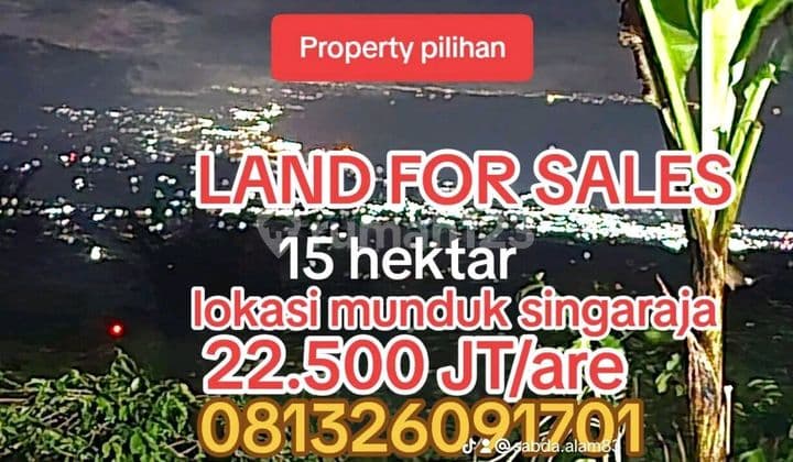 Dijual Tanah Full View Singaraja