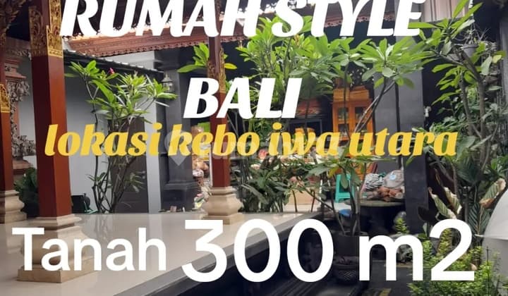 For Sale Bali Style House Kebo Iwa