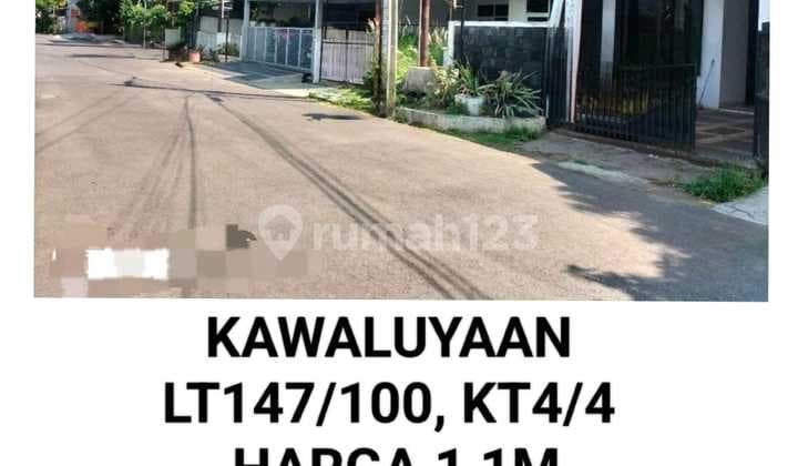 MURAH RUMAH LT147/100 HRG1,1M DI KAWALUYAAN INDAH SOEKARNO HATTA BDG
