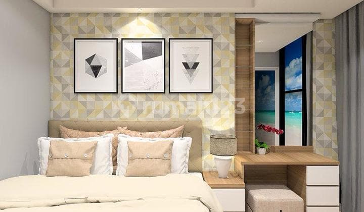 Apartemen Gold Coast Ukuran 34 m2 Fully Furnished