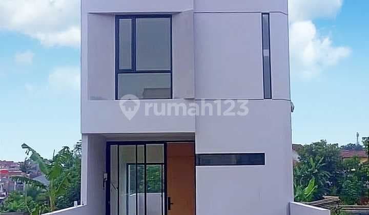 Rumah Baru Minimalis 2,5 Lantai 900 Juta An Cluster Strategis Dekat Tol Krukut Dan Kukusan Ui Depok