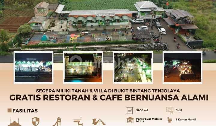 Rumah Makan, Cafe Villa Di Kawasan Wisata Bukit Bintang Leuwiliang Bogor Jawa Barat