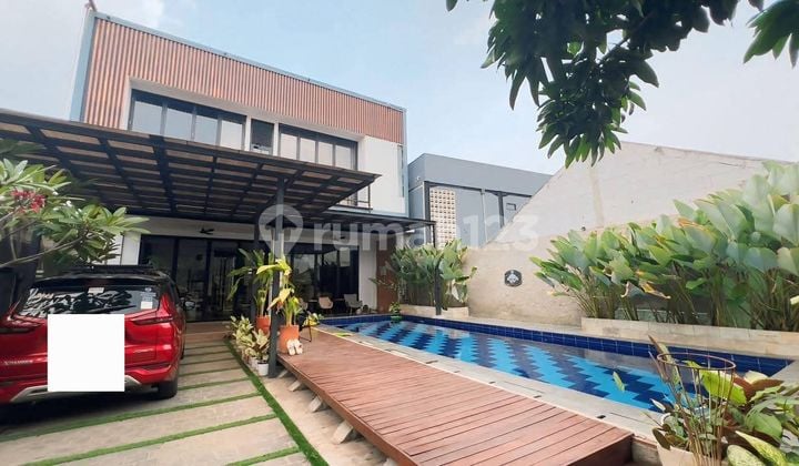 Rumah Luas Nyaman Minimalis Di Karawang Timur Full Furnished Ada Swimming Pool Private