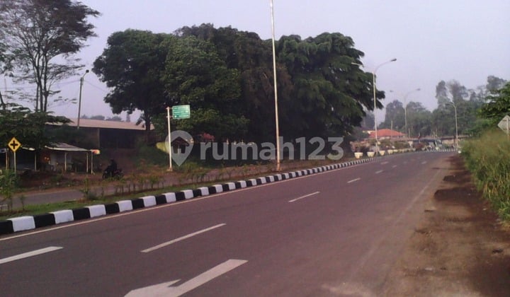Tanah Lokasi Strategis Pinggir Jalan Nasional Cianjur - Bandung di Kota Cianjur Jawa Barat