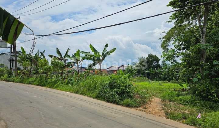 Tanah Pinggir Jalan Raya Kutruk Tigaraksa