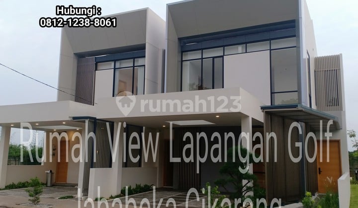 Rumah di Jababeka View Lapangan Golf Desaign Japanis Living Modern