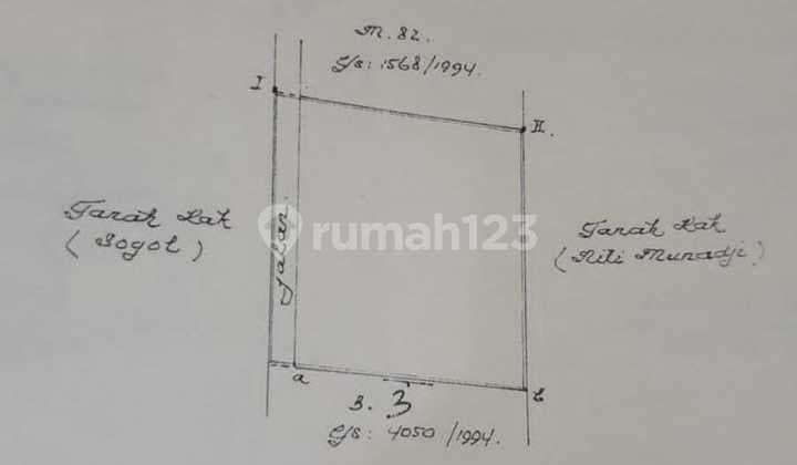 Bringkang Land, Kedamean Designated for Factory & Warehouse. Access 450m from Main Road.