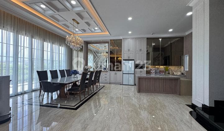 Rumah Mewah Golf Island Pik, Posisi Hoek, Furnished Interior