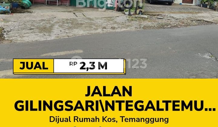 Rumah Kos Pinggir Jalan Utama Kota Temanggung Dijual Cepat