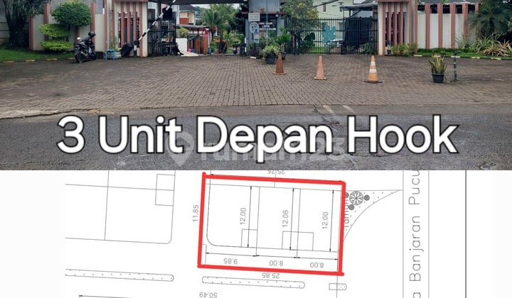 Kavling Hook Depan SHM Akses Tol Cimanggis Depok Allin Free Biaya