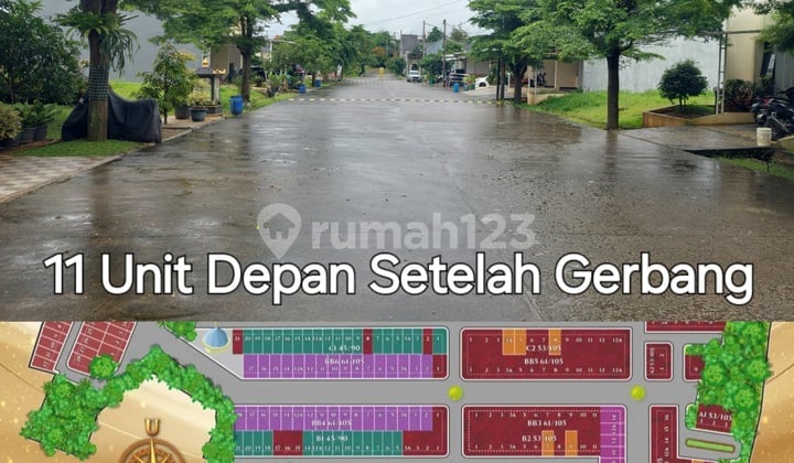 Tanah Kavling Mewah Row Jalan 16 Meter di Cibinong SHM Free Allin