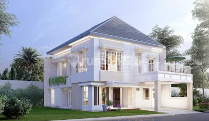Rumah mewah baru 2 lantai minimalis modern The Icon BSD