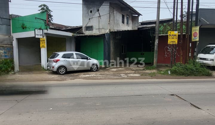 Gudang Hadap Jalan Raya Cisauk Legok Dekat Stasiun Kereta