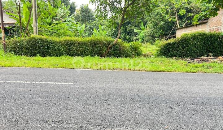 Tanah 1333M² Strategis Tepi Jl Raya Mojogedang Karanganyar