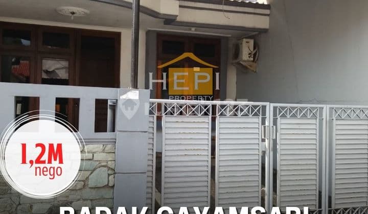 Rumah dijual di jalan Badak Gayamsari kota Semarang bebas banjir