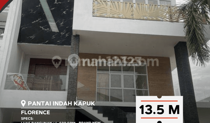 Termurah Rumah Mewah Florence Pik 13x20 M 4+1 Km 3+1 Kt SHM