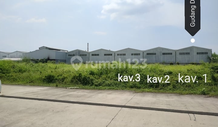 DIJUAL KAVLING MURAH DI KAWASAN PERGUDANGAN SENTRA BIZHUB KARAWANG BARAT (KSB)