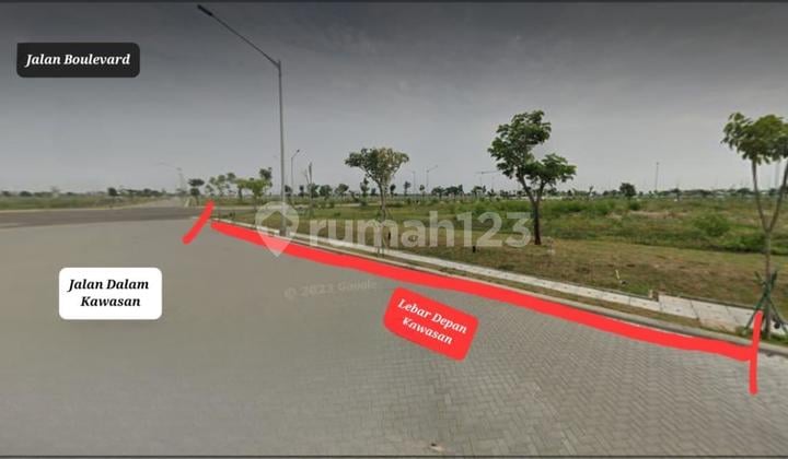 Jarang Ada Sewa Tanah Posisi Hook Dan Badan di Wall Street Boulevard Pik 2 , Kosambi