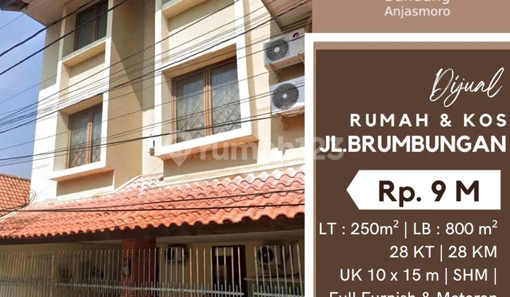 For Sale: House & Boarding House on Jl. Brumbungan, Central Semarang. For Sale: House & Boarding House on Jl. Brumbungan, Central Semarang.