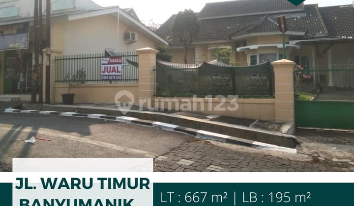 Dijual Rumah di Jl. Waru Timur, Banyumanik