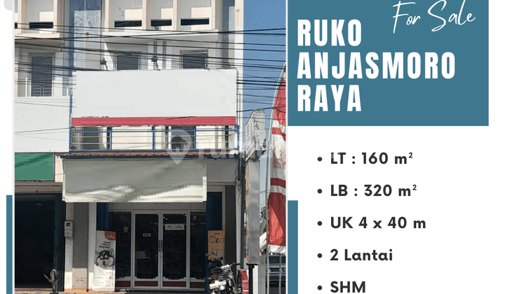Dijual Ruko 2 Lantai Anjasmoro Raya