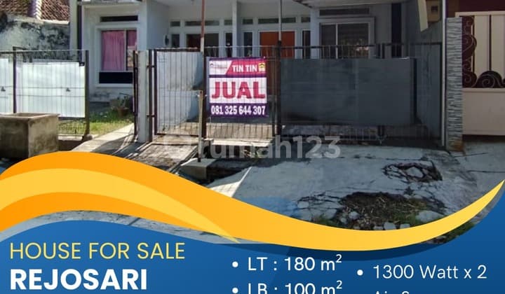 Dijual Rumah Rejosari Tengah