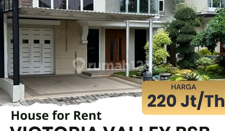 DISEWAKAN RUMAH VICTORIA VALLEY