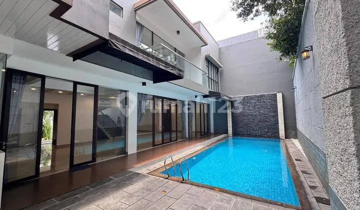 Rental House on Jl Pejaten, 4-Bedroom Town House with Swimming Pool, Affordable Price