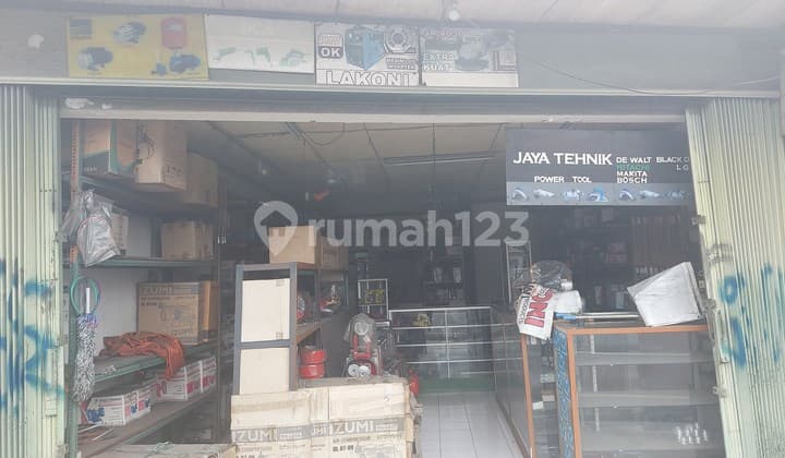 Ruko, gudang dan rumah di pinggir jalan raya Bogor