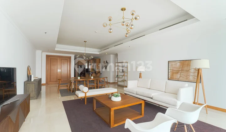 Spacious Furnished 3 BR Kempinski Apartment, Near Grand Indonesia