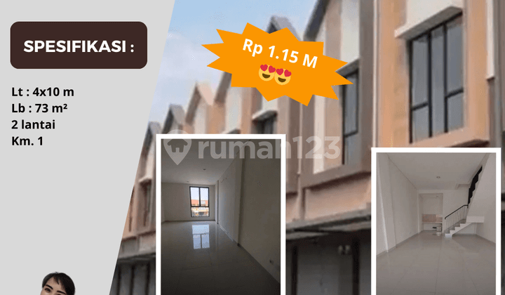 Murah Banget Ruko Dijual Fedora Park Suvarna Sutera Tangerang