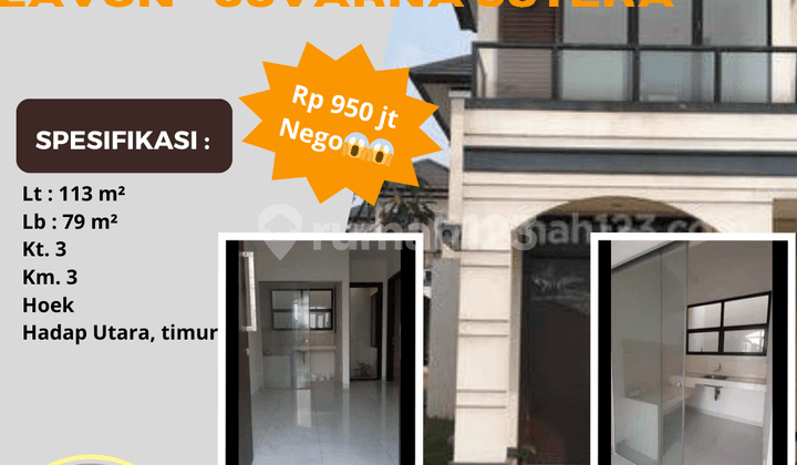 Jual Murah Cluster Enchanta Hoek Lavon Suvarna Cikupa Tangerang