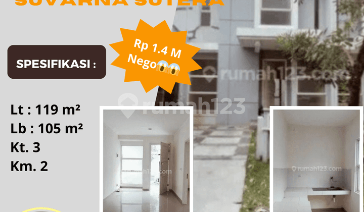 Jual Rumah Cluster Bahana Lt. 119 Suvarna Sutera Cikupa Tangerang