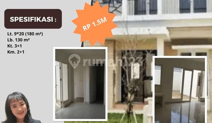 Murah Cluster Elysia Lt. 180 130 Suvarna Sutera Cikupa Tangerang