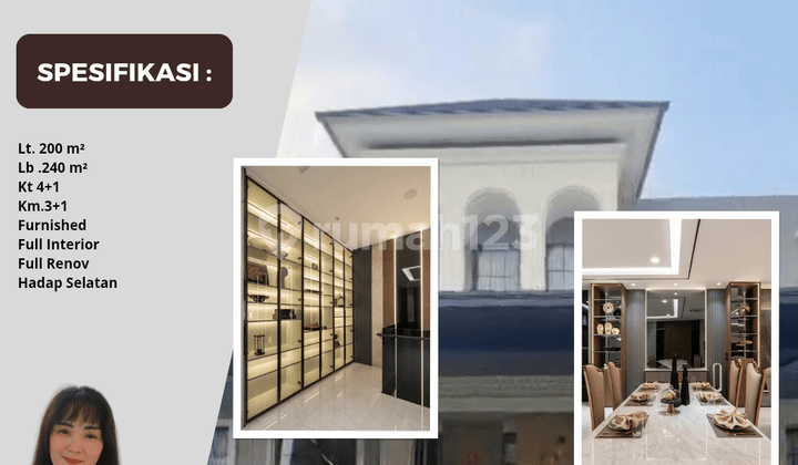 Rumah Renov Furnished Cls Helios Prime Suvarna Cikupa Tangerang