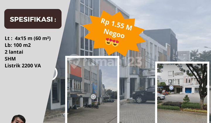 Murah Banget Ruko Premier Park 2 Modernland Tangerang