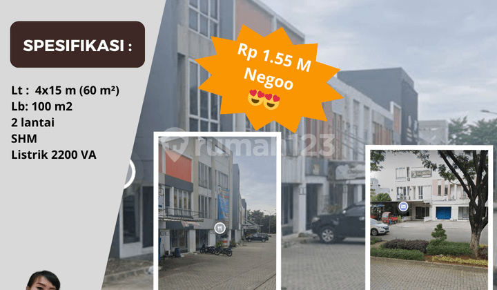 Murah Banget Ruko Premier Park 2 Modernland Tangerang