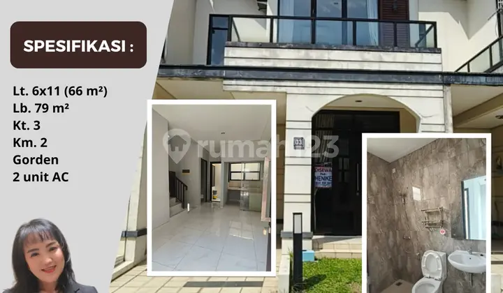 Disewakan Cluster Gracia Type A Lavon Suvarna Cikupa Tangerang