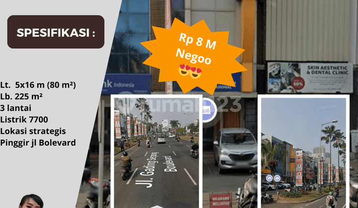 Ruko Alexandrite Seberang Mall Summarecon Gading Serpong Tgr